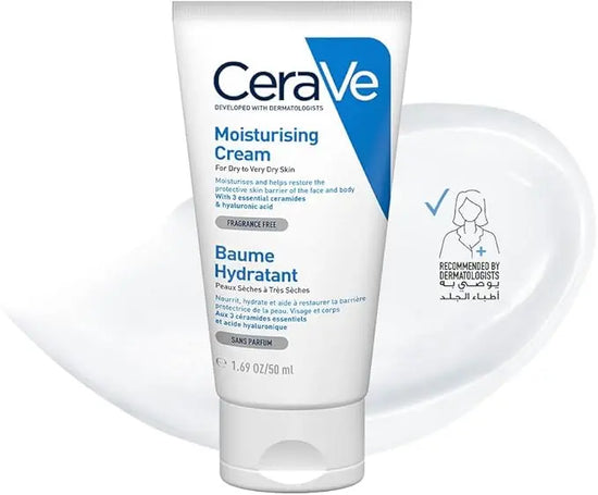Cerave Moisturizing Cream for Dry Skin with Hyaluronic Acid 50ml