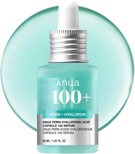 Anua PDRN Hyaluronic Acid Capsule 100 Serum, Radiant Face Serum, Hyaluronic Acid,korean skin care,30ml