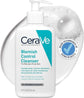 CeraVe Blemish Control Cleanser Face Wash For Acne & Blemish Prone Skin with 2% Salicylic Acid, Niacinamide and Ceramides 237 ml